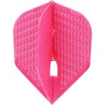 Flight L-Style Champagne Dimple Shape Per Freccette – Nero, 3 Pezzi Con Sistema Campana, Made In Japan